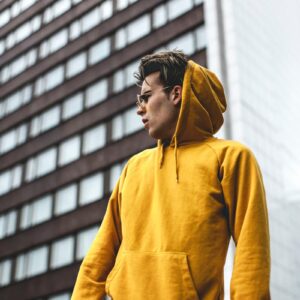 Plus Size Men's Pullover Hoodie - Cozy Fleece Sweatshirt